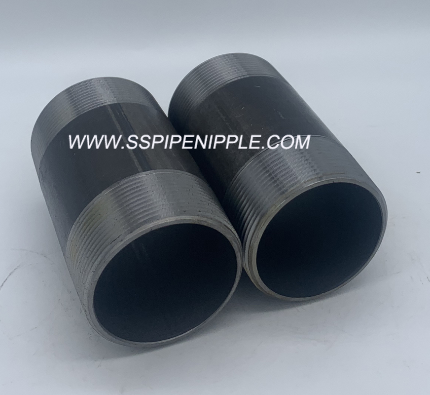 SCH 40 Black Pipe Nipple NPT 2"X6" Conform To  ASTM A53  ASTM 733